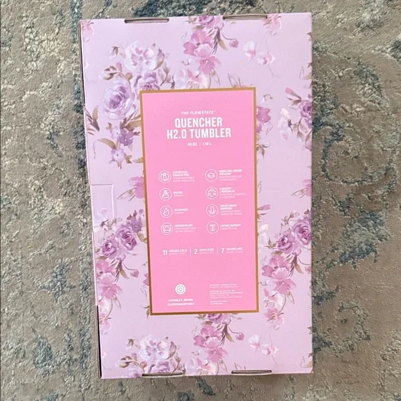 Stanley x Loveshackfancy 40oz Tumbler- Purple Floral - Picture 5 of 6